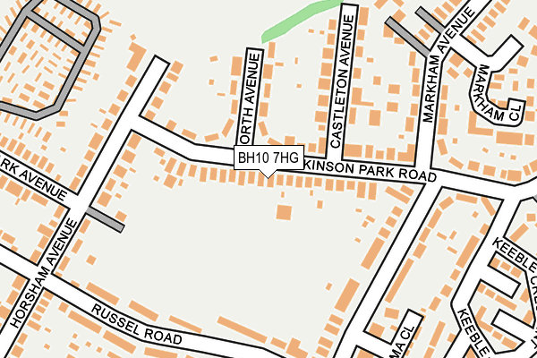 BH10 7HG map - OS OpenMap – Local (Ordnance Survey) BH10 7HG map - OS OpenMap – Local (Ordnance Survey)