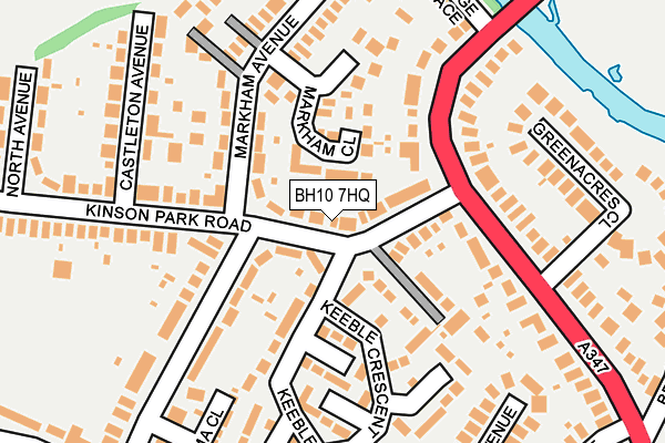 BH10 7HQ map - OS OpenMap – Local (Ordnance Survey) BH10 7HQ map - OS OpenMap – Local (Ordnance Survey)