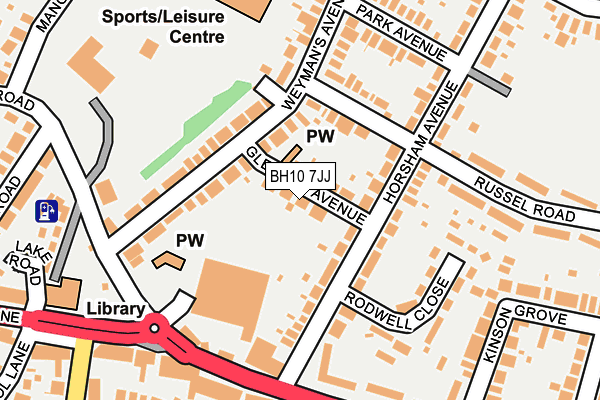 BH10 7JJ map - OS OpenMap – Local (Ordnance Survey) BH10 7JJ map - OS OpenMap – Local (Ordnance Survey)