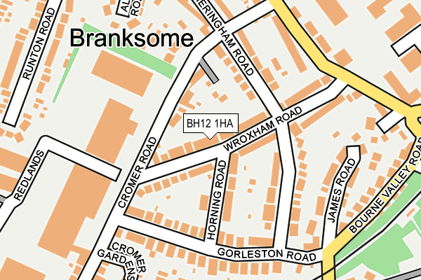 BH12 1HA map - OS OpenMap – Local (Ordnance Survey) BH12 1HA map - OS OpenMap – Local (Ordnance Survey)