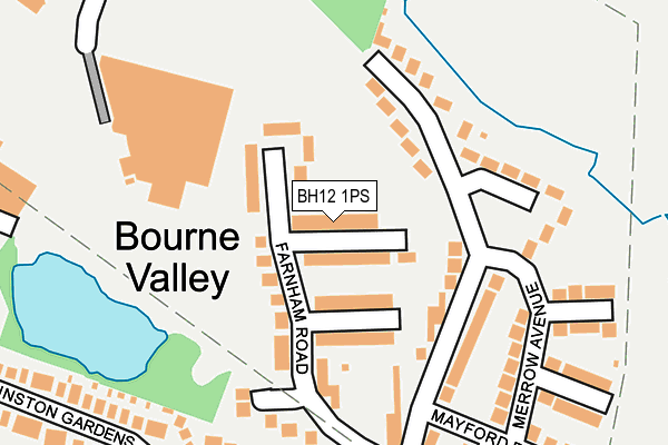 BH12 1PS map - OS OpenMap – Local (Ordnance Survey) BH12 1PS map - OS OpenMap – Local (Ordnance Survey)