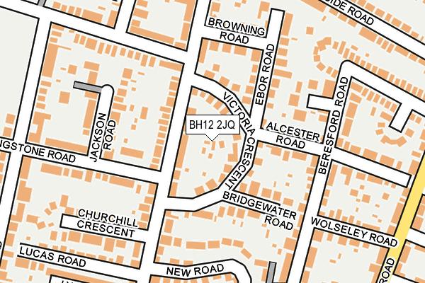 BH12 2JQ map - OS OpenMap – Local (Ordnance Survey) BH12 2JQ map - OS OpenMap – Local (Ordnance Survey)