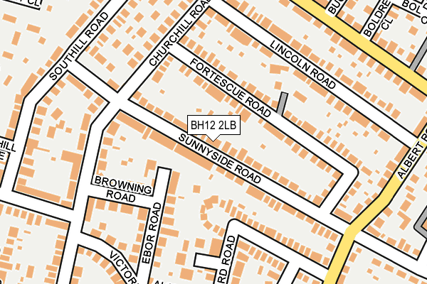 BH12 2LB map - OS OpenMap – Local (Ordnance Survey) BH12 2LB map - OS OpenMap – Local (Ordnance Survey)