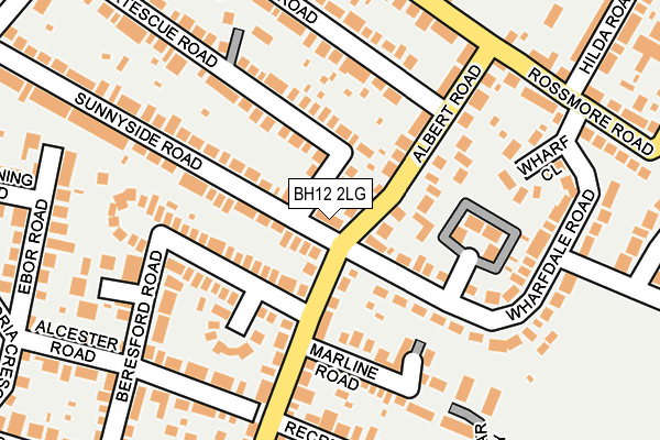 BH12 2LG map - OS OpenMap – Local (Ordnance Survey) BH12 2LG map - OS OpenMap – Local (Ordnance Survey)