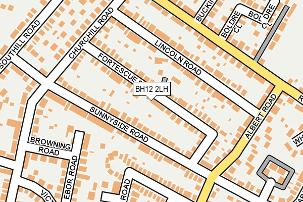 BH12 2LH map - OS OpenMap – Local (Ordnance Survey) BH12 2LH map - OS OpenMap – Local (Ordnance Survey)