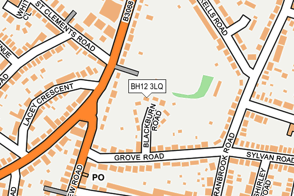 BH12 3LQ map - OS OpenMap – Local (Ordnance Survey) BH12 3LQ map - OS OpenMap – Local (Ordnance Survey)