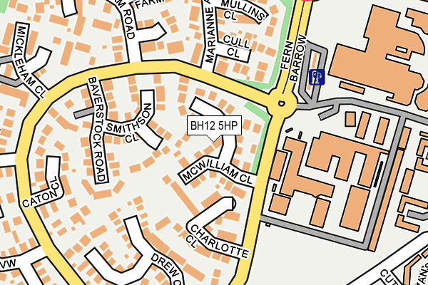 BH12 5HP map - OS OpenMap – Local (Ordnance Survey) BH12 5HP map - OS OpenMap – Local (Ordnance Survey)