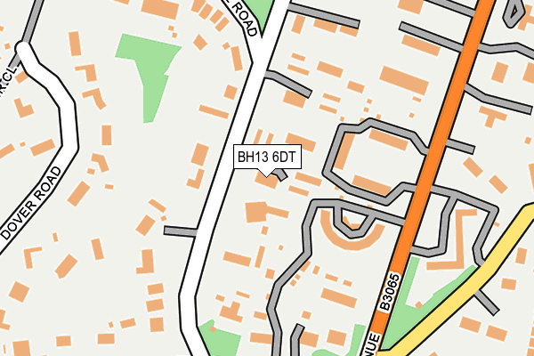 BH13 6DT map - OS OpenMap – Local (Ordnance Survey) BH13 6DT map - OS OpenMap – Local (Ordnance Survey)