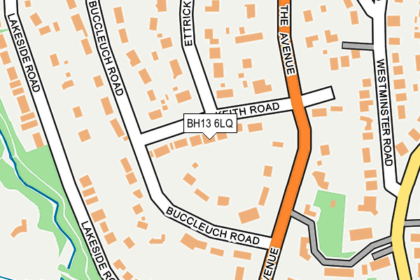 BH13 6LQ map - OS OpenMap – Local (Ordnance Survey) BH13 6LQ map - OS OpenMap – Local (Ordnance Survey)