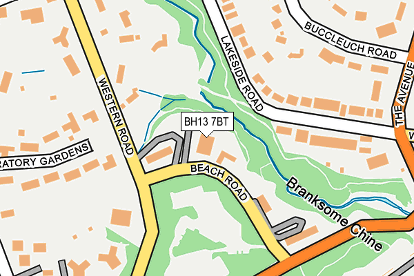 BH13 7BT map - OS OpenMap – Local (Ordnance Survey) BH13 7BT map - OS OpenMap – Local (Ordnance Survey)
