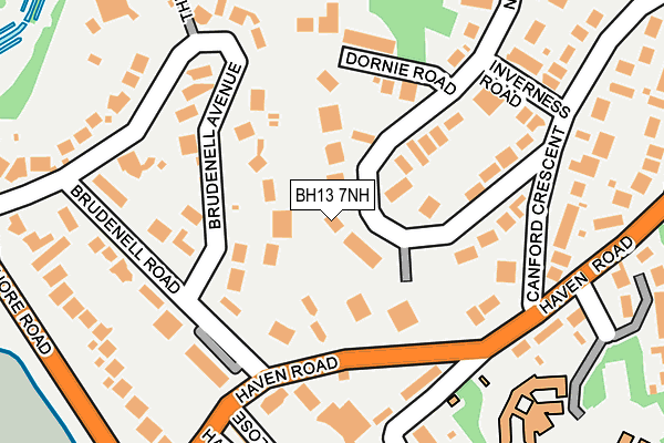BH13 7NH map - OS OpenMap – Local (Ordnance Survey) BH13 7NH map - OS OpenMap – Local (Ordnance Survey)