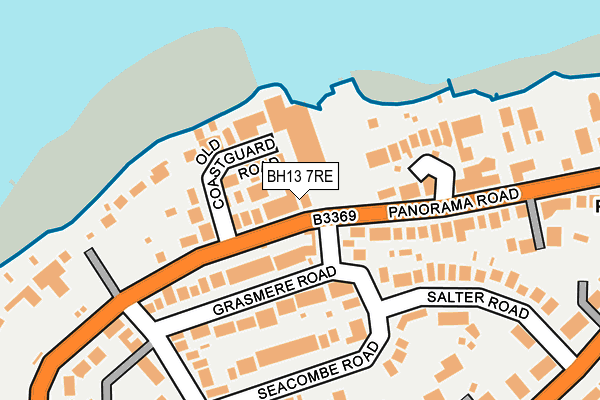 BH13 7RE map - OS OpenMap – Local (Ordnance Survey) BH13 7RE map - OS OpenMap – Local (Ordnance Survey)