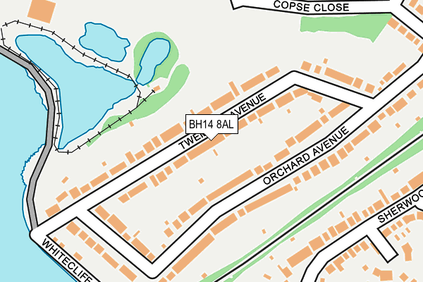 BH14 8AL map - OS OpenMap – Local (Ordnance Survey) BH14 8AL map - OS OpenMap – Local (Ordnance Survey)