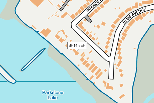 BH14 8EH map - OS OpenMap – Local (Ordnance Survey) BH14 8EH map - OS OpenMap – Local (Ordnance Survey)