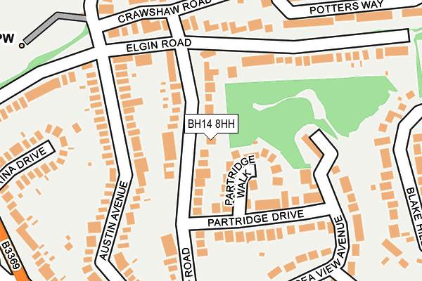 BH14 8HH map - OS OpenMap – Local (Ordnance Survey) BH14 8HH map - OS OpenMap – Local (Ordnance Survey)