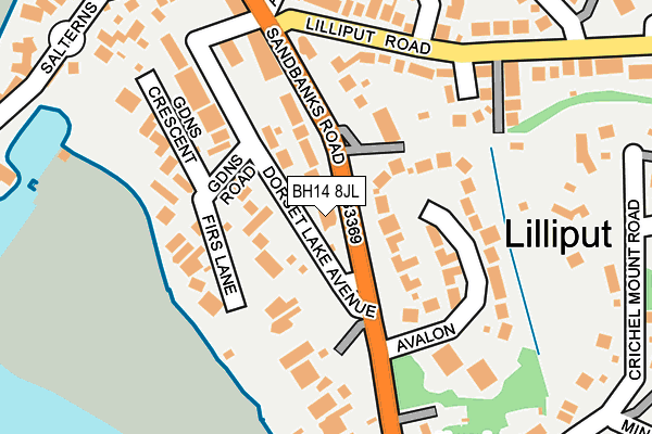 BH14 8JL map - OS OpenMap – Local (Ordnance Survey) BH14 8JL map - OS OpenMap – Local (Ordnance Survey)
