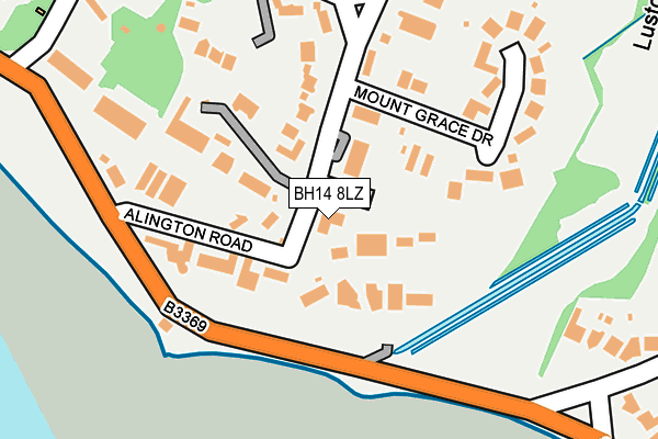 BH14 8LZ map - OS OpenMap – Local (Ordnance Survey) BH14 8LZ map - OS OpenMap – Local (Ordnance Survey)