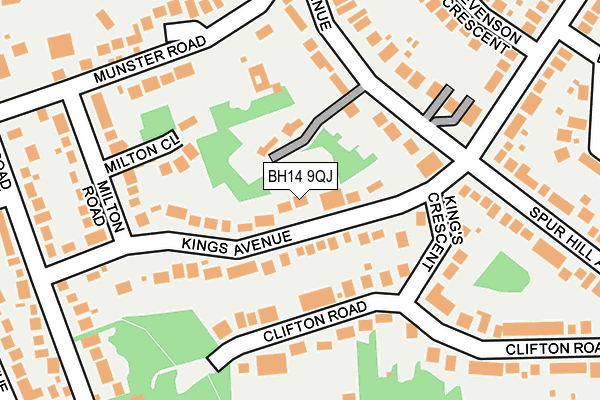 BH14 9QJ map - OS OpenMap – Local (Ordnance Survey) BH14 9QJ map - OS OpenMap – Local (Ordnance Survey)