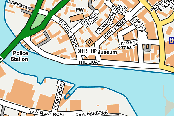 BH15 1HP map - OS OpenMap – Local (Ordnance Survey) BH15 1HP map - OS OpenMap – Local (Ordnance Survey)
