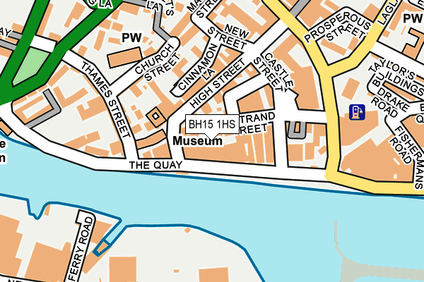 BH15 1HS map - OS OpenMap – Local (Ordnance Survey) BH15 1HS map - OS OpenMap – Local (Ordnance Survey)