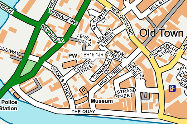 BH15 1JR map - OS OpenMap – Local (Ordnance Survey) BH15 1JR map - OS OpenMap – Local (Ordnance Survey)