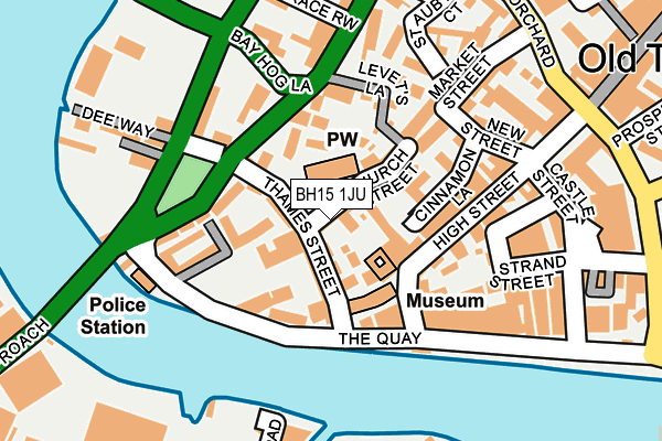 BH15 1JU map - OS OpenMap – Local (Ordnance Survey) BH15 1JU map - OS OpenMap – Local (Ordnance Survey)