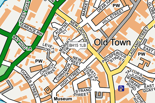 BH15 1LB map - OS OpenMap – Local (Ordnance Survey) BH15 1LB map - OS OpenMap – Local (Ordnance Survey)