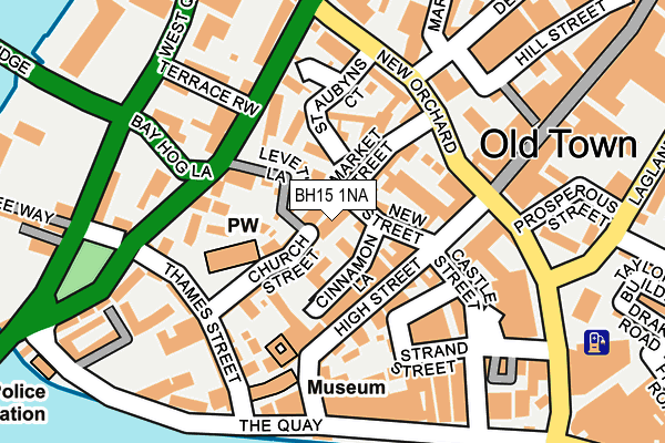 BH15 1NA map - OS OpenMap – Local (Ordnance Survey) BH15 1NA map - OS OpenMap – Local (Ordnance Survey)