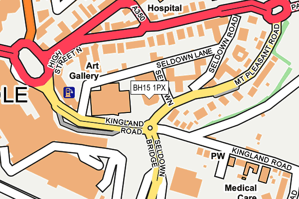 BH15 1PX map - OS OpenMap – Local (Ordnance Survey) BH15 1PX map - OS OpenMap – Local (Ordnance Survey)