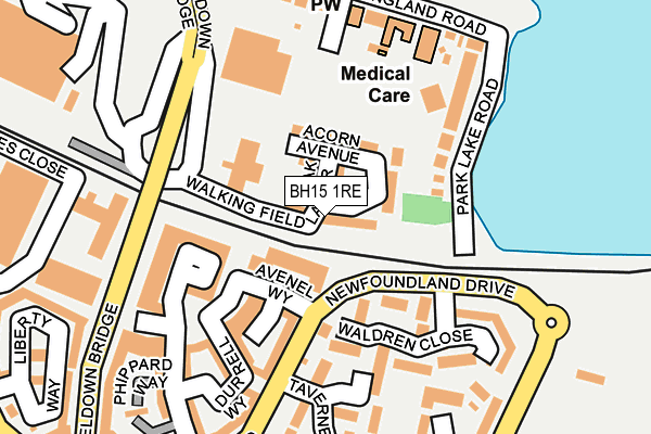 BH15 1RE map - OS OpenMap – Local (Ordnance Survey) BH15 1RE map - OS OpenMap – Local (Ordnance Survey)