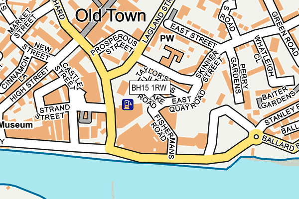 BH15 1RW map - OS OpenMap – Local (Ordnance Survey) BH15 1RW map - OS OpenMap – Local (Ordnance Survey)
