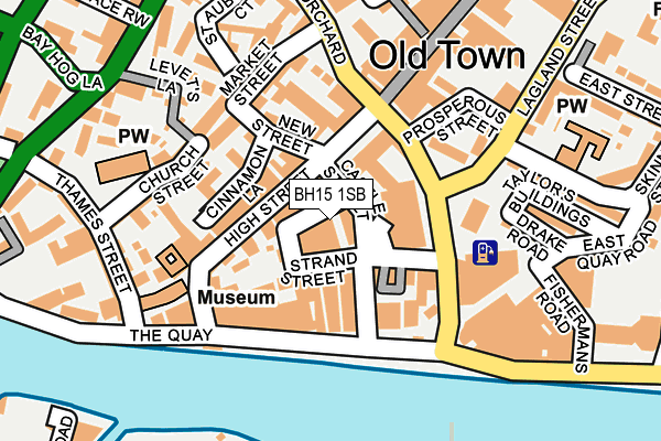 BH15 1SB map - OS OpenMap – Local (Ordnance Survey) BH15 1SB map - OS OpenMap – Local (Ordnance Survey)