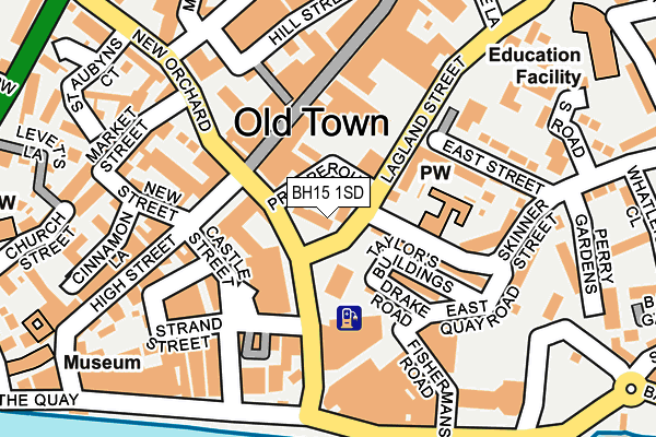 BH15 1SD map - OS OpenMap – Local (Ordnance Survey) BH15 1SD map - OS OpenMap – Local (Ordnance Survey)