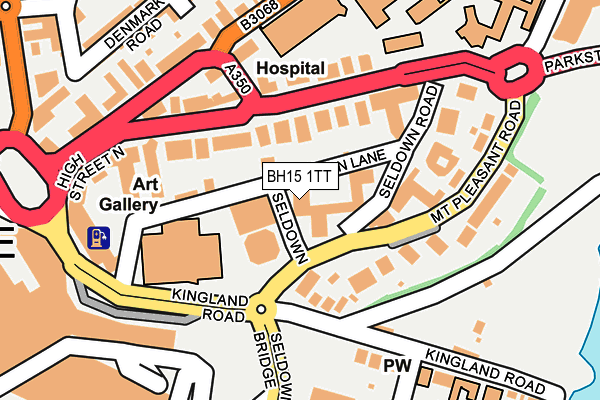 BH15 1TT map - OS OpenMap – Local (Ordnance Survey) BH15 1TT map - OS OpenMap – Local (Ordnance Survey)