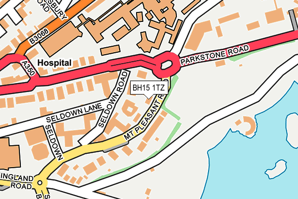 BH15 1TZ map - OS OpenMap – Local (Ordnance Survey) BH15 1TZ map - OS OpenMap – Local (Ordnance Survey)