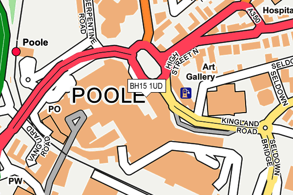 BH15 1UD map - OS OpenMap – Local (Ordnance Survey) BH15 1UD map - OS OpenMap – Local (Ordnance Survey)