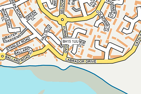 BH15 1UU map - OS OpenMap – Local (Ordnance Survey) BH15 1UU map - OS OpenMap – Local (Ordnance Survey)