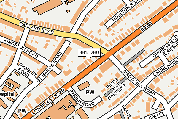BH15 2HU map - OS OpenMap – Local (Ordnance Survey) BH15 2HU map - OS OpenMap – Local (Ordnance Survey)