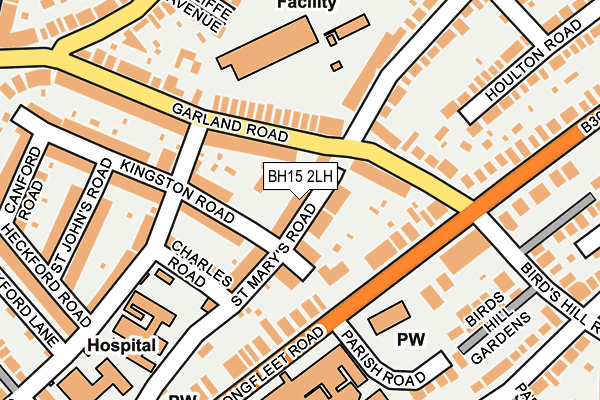 BH15 2LH map - OS OpenMap – Local (Ordnance Survey) BH15 2LH map - OS OpenMap – Local (Ordnance Survey)