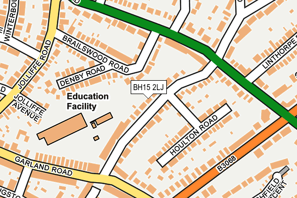 BH15 2LJ map - OS OpenMap – Local (Ordnance Survey) BH15 2LJ map - OS OpenMap – Local (Ordnance Survey)