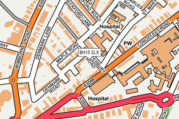 BH15 2LX map - OS OpenMap – Local (Ordnance Survey) BH15 2LX map - OS OpenMap – Local (Ordnance Survey)