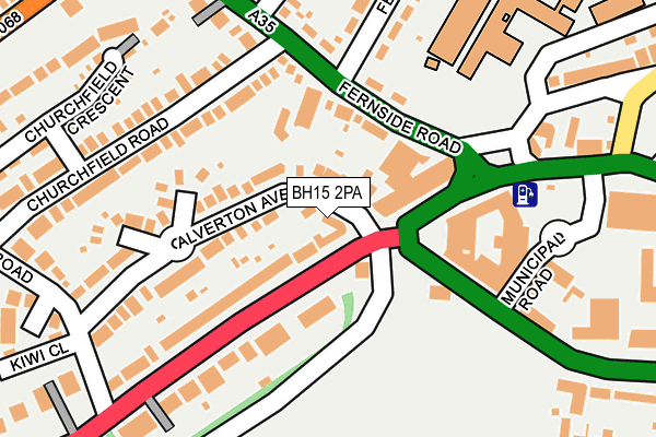BH15 2PA map - OS OpenMap – Local (Ordnance Survey) BH15 2PA map - OS OpenMap – Local (Ordnance Survey)