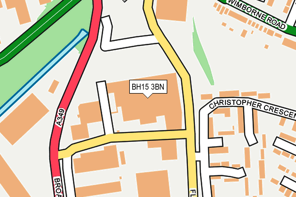 BH15 3BN map - OS OpenMap – Local (Ordnance Survey) BH15 3BN map - OS OpenMap – Local (Ordnance Survey)