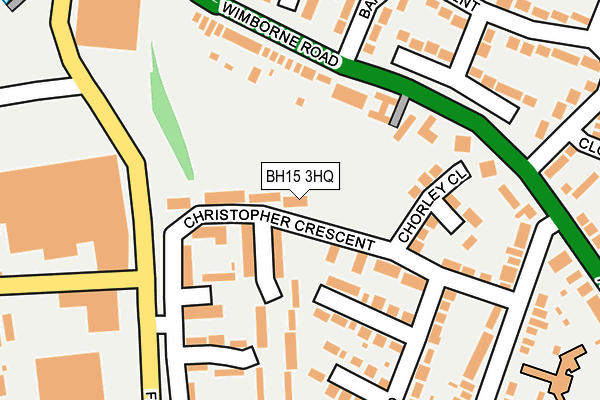 BH15 3HQ map - OS OpenMap – Local (Ordnance Survey) BH15 3HQ map - OS OpenMap – Local (Ordnance Survey)