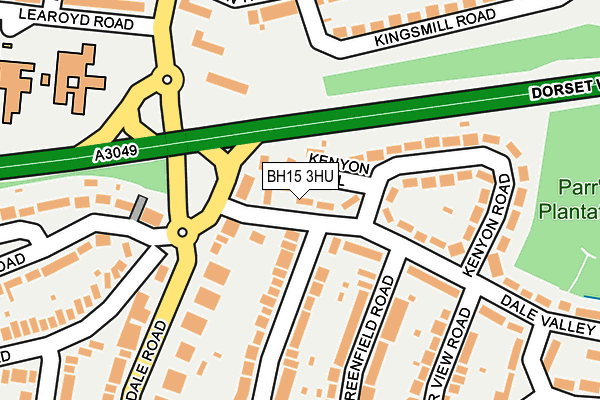 BH15 3HU map - OS OpenMap – Local (Ordnance Survey) BH15 3HU map - OS OpenMap – Local (Ordnance Survey)