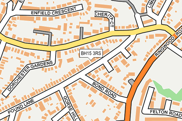 BH15 3RS map - OS OpenMap – Local (Ordnance Survey) BH15 3RS map - OS OpenMap – Local (Ordnance Survey)