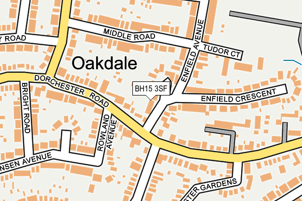 BH15 3SF map - OS OpenMap – Local (Ordnance Survey) BH15 3SF map - OS OpenMap – Local (Ordnance Survey)