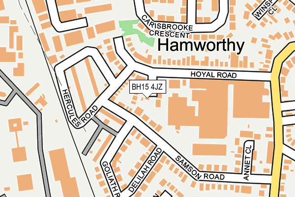 BH15 4JZ map - OS OpenMap – Local (Ordnance Survey) BH15 4JZ map - OS OpenMap – Local (Ordnance Survey)