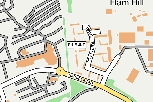 BH15 4NT map - OS OpenMap – Local (Ordnance Survey) BH15 4NT map - OS OpenMap – Local (Ordnance Survey)