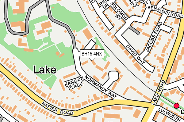 BH15 4NX map - OS OpenMap – Local (Ordnance Survey) BH15 4NX map - OS OpenMap – Local (Ordnance Survey)